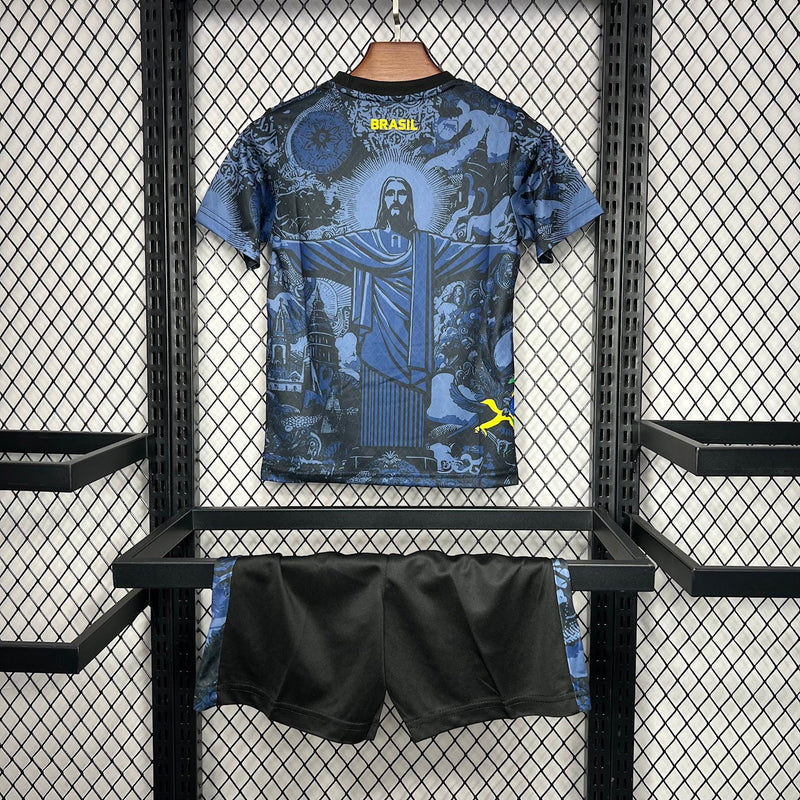 Brasil Special Edition Kit Kids - Cristo Redentor - Nike