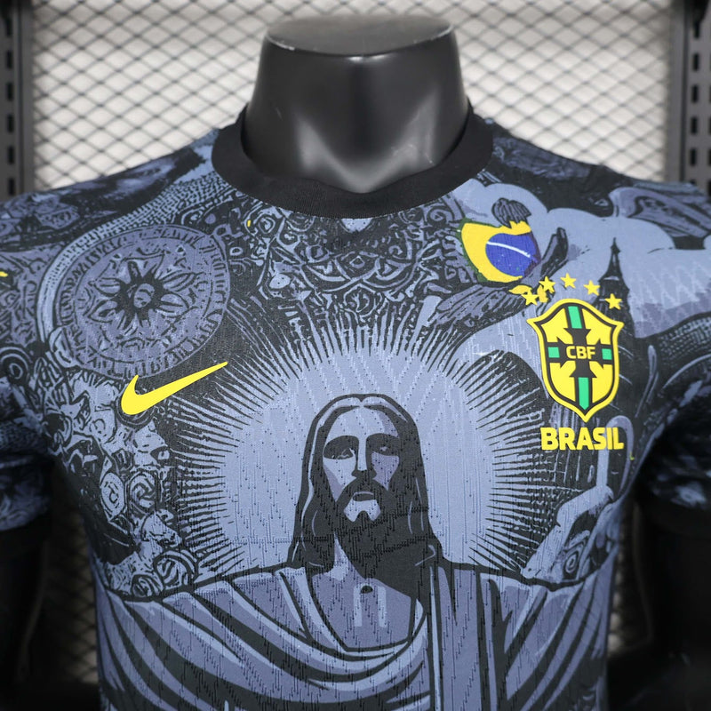 Brasil Special Edition Cristo Redentor Player [Slim Fit] - Black Nike