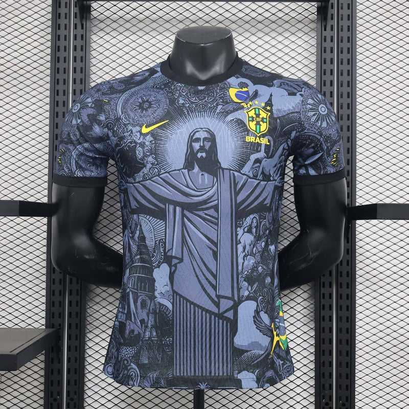 Brasil Special Edition Cristo Redentor Player [Slim Fit] - Black Nike