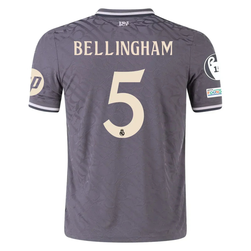 Jude Bellingham Real Madrid 24/25 III Third  Jersey Player [Slim Fit] - Adidas