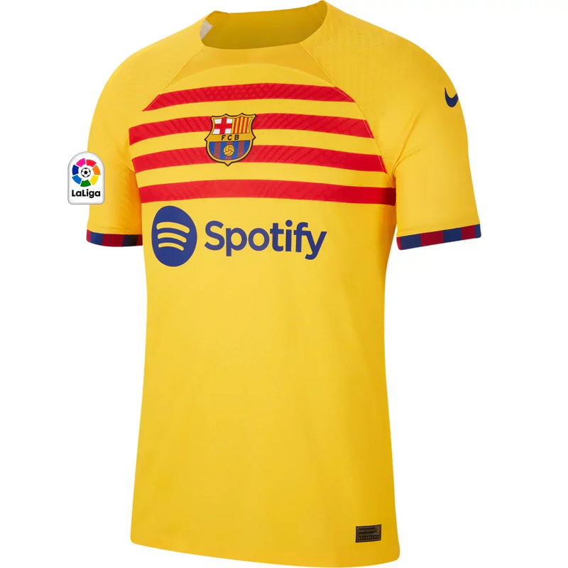 Pedri Barcelona 22/23 Player [Slim Fit] Senyera IV Fourth Jersey - Nike