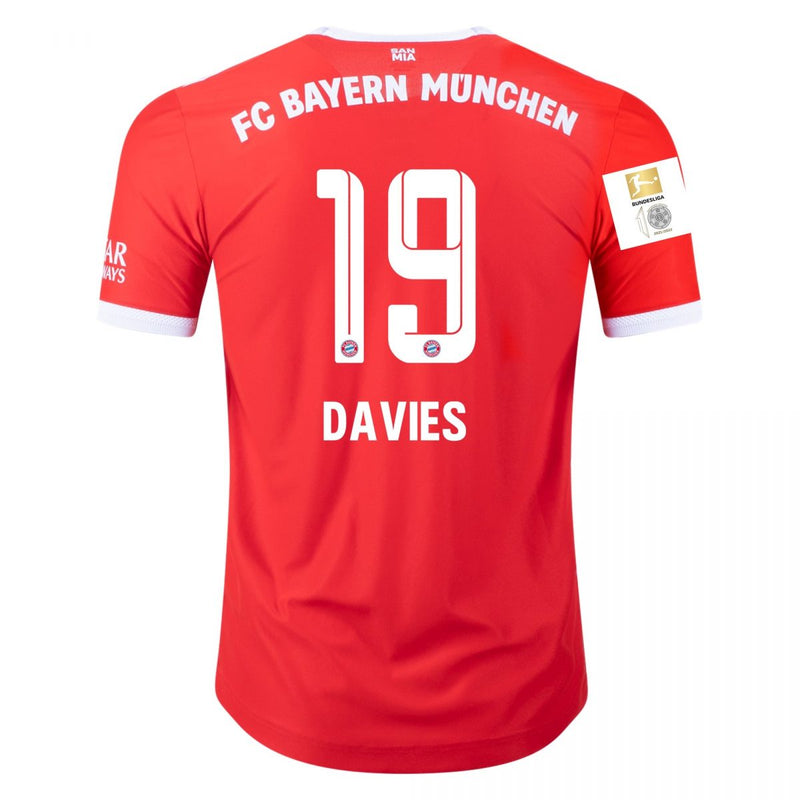 Alphonso Davies Bayern Munich 22/23 Player [Slim Fit] I Home Jersey - Adidas