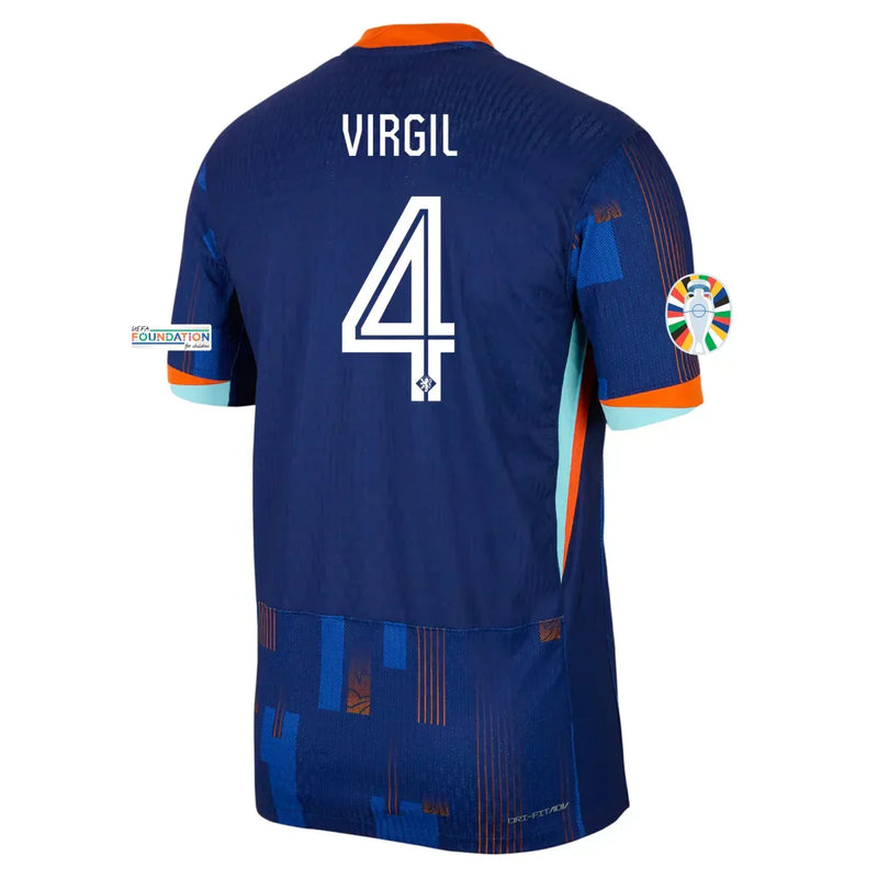 Virgil van Dijk Netherlands 24/25 Player [Slim Fit] II Away Jersey - Nike