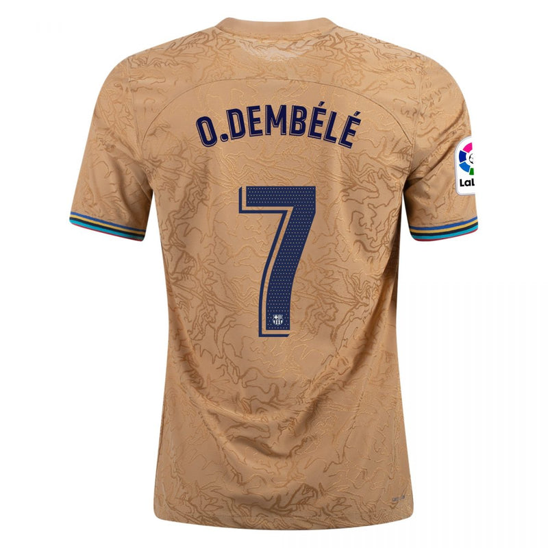 Ousmane Dembélé Barcelona 22/23 Player [Slim Fit] II Away Jersey - Nike