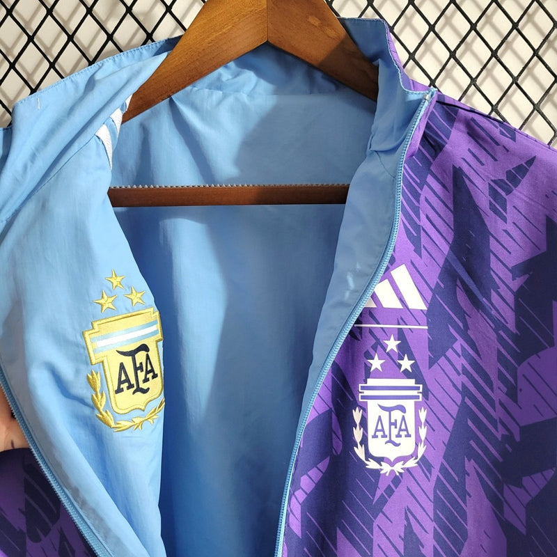 Jaqueta Corta Vento Argentina Dupla Face 2023 - Adidas